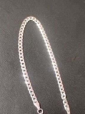 Sterling Silver Figaro Bracelet 7